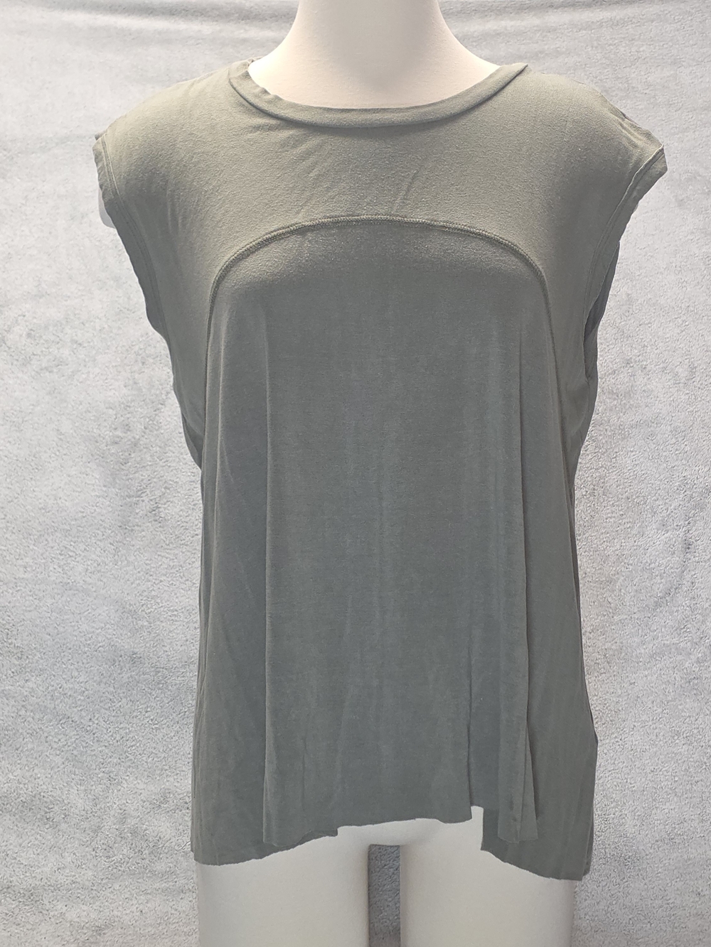 Vanilla Bay Olive Green Sleeveless Tank Top